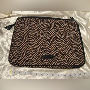 Vera Bradley Zebra Print Laptop Sleeve